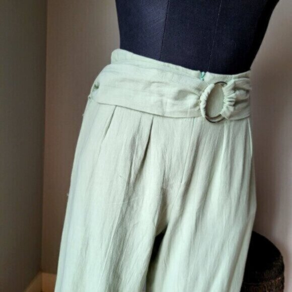 Mismash High Waist  Light Green Trousers NWT Sz Small - Picture 4 of 12
